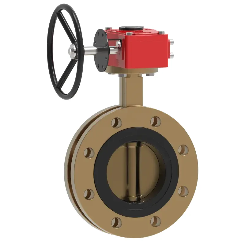 AL Bronze Flange Papilio Valve