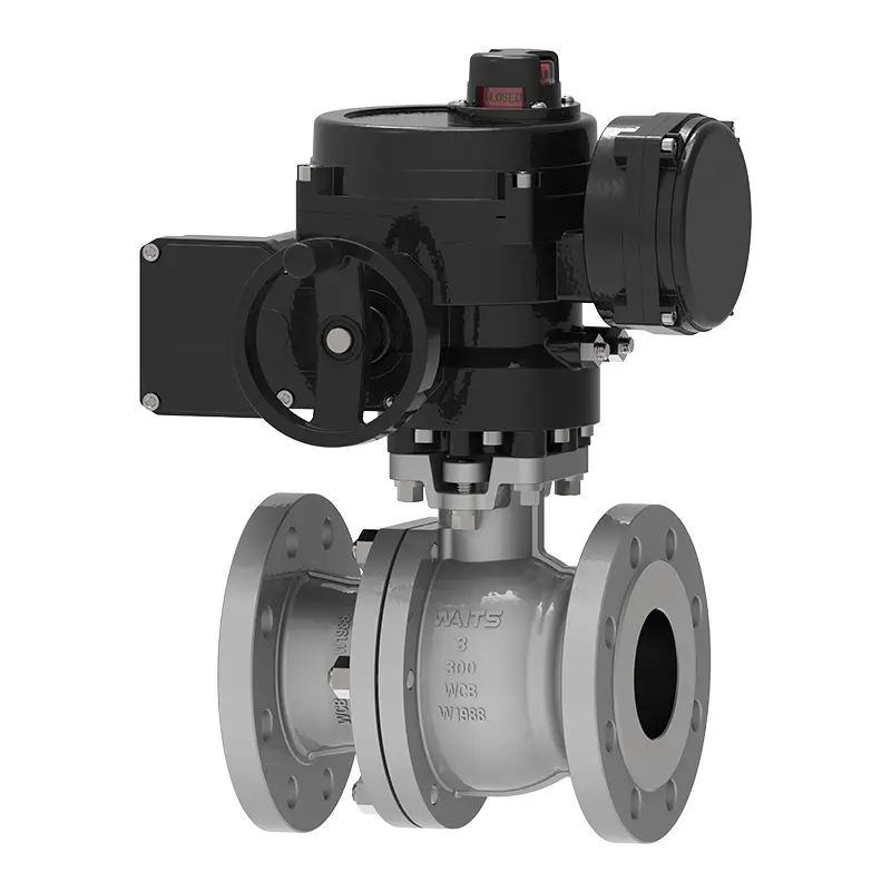 Electric Duo-Piece Flanged Floating Pila valvae