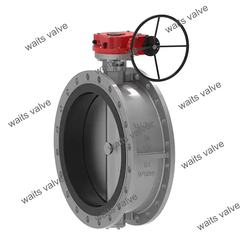 Soft Seated Double Flange Butterfly Valve