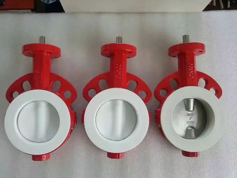 Wafer Ptfe Lined Butterfly Valve