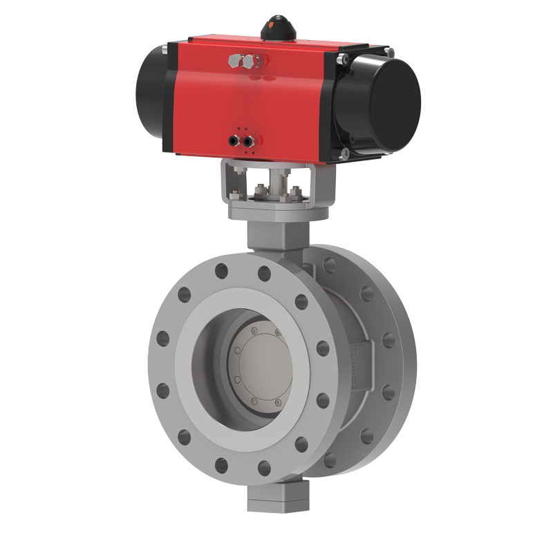 Pneumatica Flanged Metal Sedens Papilio Valve