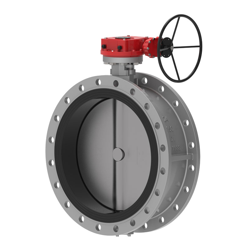 Soft Sedet Duplex Flange Papilio Valve